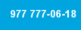 977 777-06-18 977 777-06-18